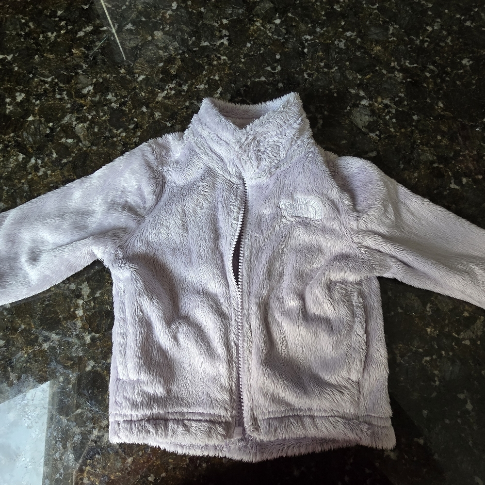 Kids Soft Purple The North Face Fleece Jacket